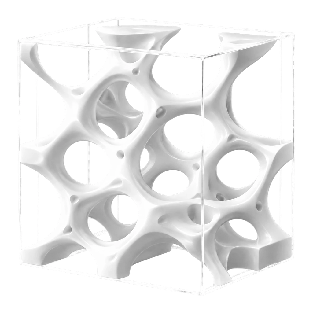 Porous research structure sculpture